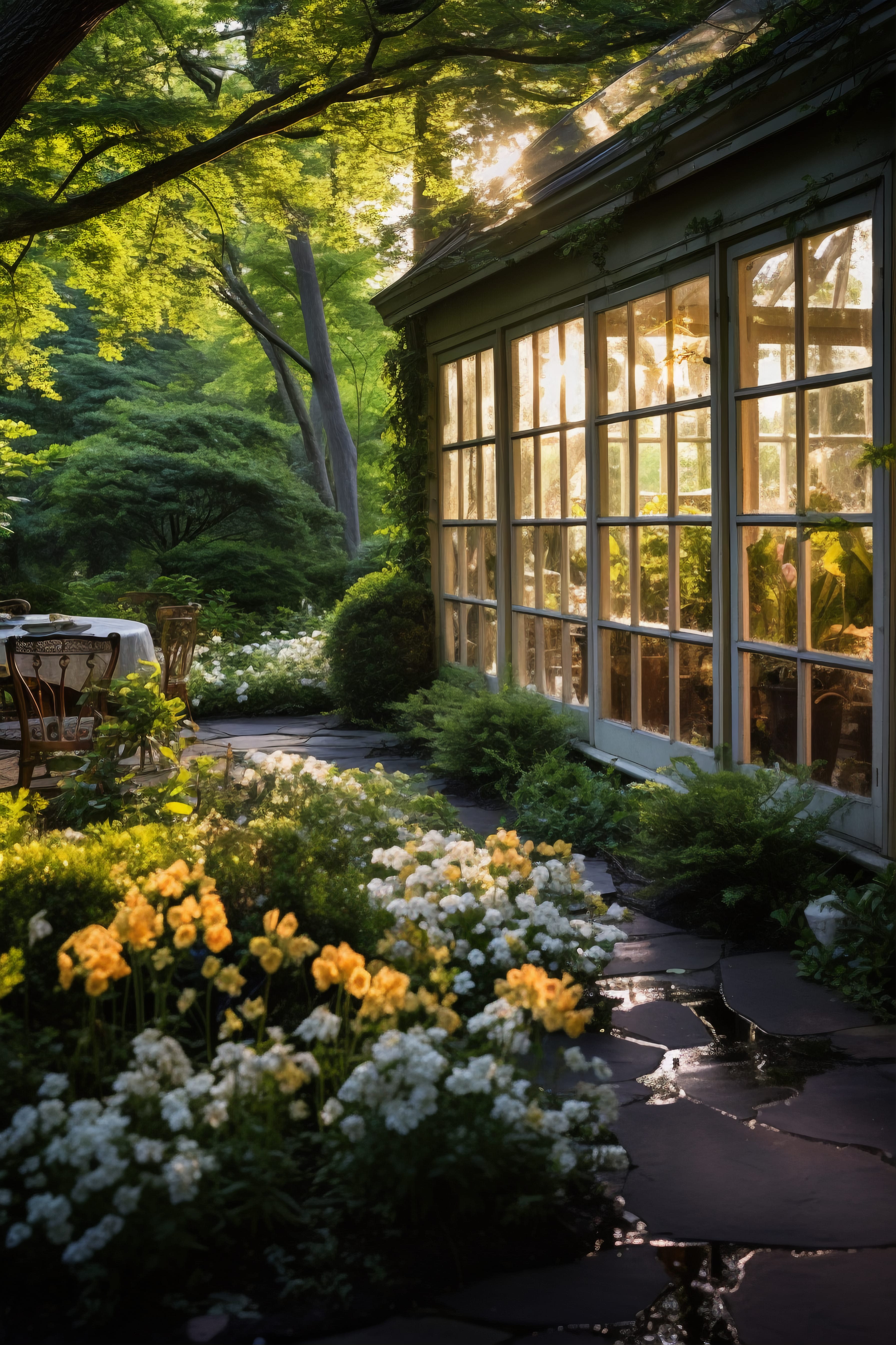Brick Pathways: A Touch of Tradition